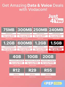 PEP Cell : Time Off? Vibes On With Vodacom (26 March - 22 April 2025), page 4