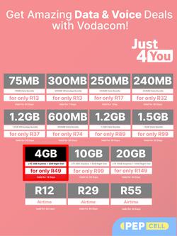 PEP Cell : Time Off? Vibes On With Vodacom (26 March - 22 April 2025), page 4