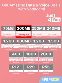 PEP Cell : Time Off? Vibes On With Vodacom (26 March - 22 April 2025), page 4