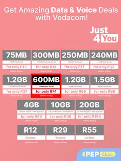 PEP Cell : Time Off? Vibes On With Vodacom (26 March - 22 April 2025), page 4