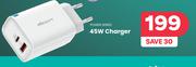 Rockitt Power Series 45W Charger