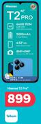 Hisense T2 pro Smartphone (Dual Som, Unlocked)