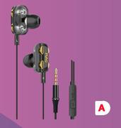 Funki Double Bass Earphones