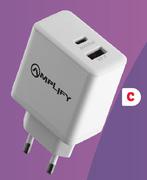 Amplify 42W Dual Wall Charger