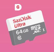 Sandisk 64GB Ultra Micro SD Card