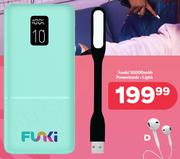 Funki 10000 mAh Powerbank + Light
