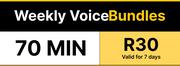 MTN Pay As You Go Weekly Voice Bundle 70 Min