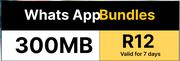 MTN Pay As You Go Whatsapp Bundle 300MB
