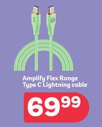 Amplify Flex Range Type C Lightning Cable