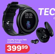 Amplify Techsyne TWS & Watch Bundle