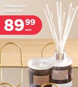 Diffuser And Candle Set-Each