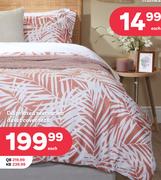 KB Printed Seersucker Duvet Cover Sets-Each