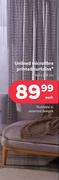 Cosy Comfort Unlined Microfibre Printed Curtains 140 x 218cm-Each