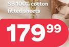 Cosy Comfort SB 100% Cotton Fitted Sheets