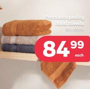 Premium Quality Hand Towels 50 x 90cm-Each