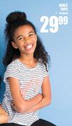 Girls Tops (7-14 Years)-Each