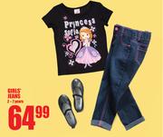 Girl's Jeans (2-7 Years)