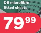 DB Microfibre Fitted Sheets