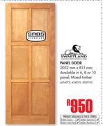 Swartland Panel Door