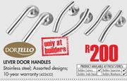 Dortello Lever Door Handles