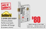 Builders 2 Lever Lock Body