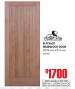 Swartland Playback Hardwood Door