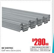 IBR Sheeting-Each