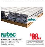Nutec Socketless Barge Board-Each
