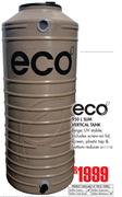 Eco 950Ltr Slim vertical Tank