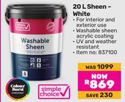 Simple Choice Sheen (White)-20Ltr