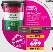 Simple Choice Roof Paint-20Ltr