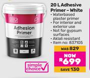 Simple Choice Adhesive Primer (White)-20Ltr
