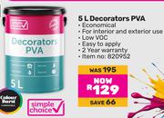 Simple Choice Decorators PVA-5Ltr