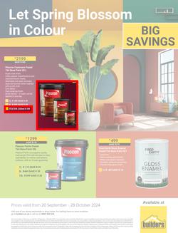 Builders : Let Spring Blossom In Colour (20 September - 28 October 2024), page 1