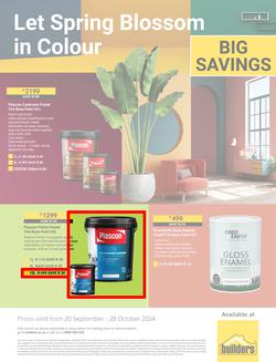 Builders : Let Spring Blossom In Colour (20 September - 28 October 2024), page 1
