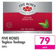 Five Roses Tagless Teabags-200's Pack