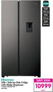 Hisense 508Ltr Side-By-Side Fridge With Water Dispenser H670SIT-WD