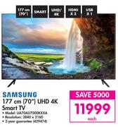 Samsung 70" (177cm) UHD 4K Smart TV UA70AU7000KXXA