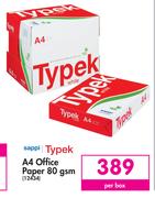 Typek A4 Office Paper 80 Gsm-Per Box