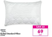 Urban Quilted Standard Pillow-Each