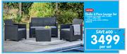 Keter Elodie 4 Piece Lounge Set-Per Set