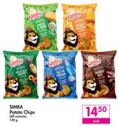 Simba Potato Chips (All Variants)-120g Each