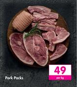 Pork Packs-Per Kg