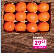 Naartjies-Per 1.5Kg Tray