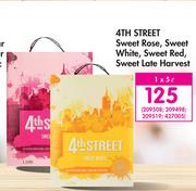4th Street Sweet Rose, Sweet White, Sweet Red, Sweet Late Harvest-5L
