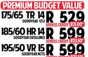 Premium Budget Value 185/60 HR 14 Goodyear Excellence Tyre