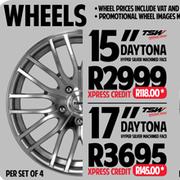 Daytona 15" Wheels-Per Set of 4