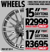 Daytona 17" Wheels-Per Set of 4