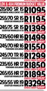 LDV 4x4 Premium Budget Value 245/70 TR 16 Goodyear Wrangler AT/SA Tyre