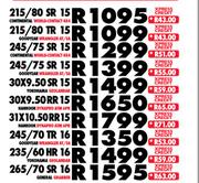4x4 Premium Tyres GoodYear-215/80 TR 15